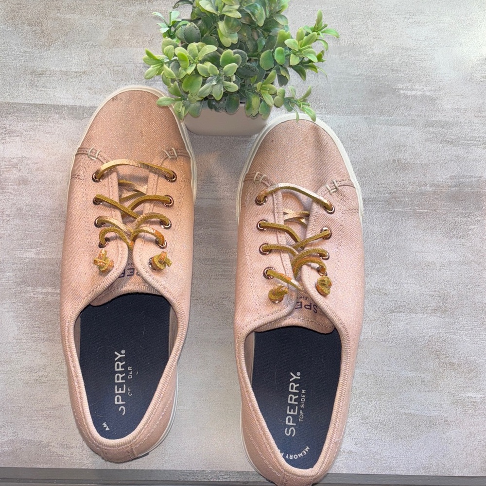 Sperry Women's Rose Gold Sneakers